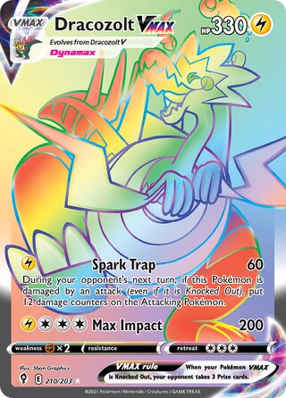 Dracozolt VMAX 210/203 - Evolving Skies