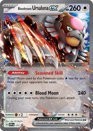 Bloodmoon Ursaluna ex 177 - Scarlet & Violet Promos