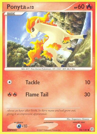 Ponyta 94/130 - Diamond & Pearl Base