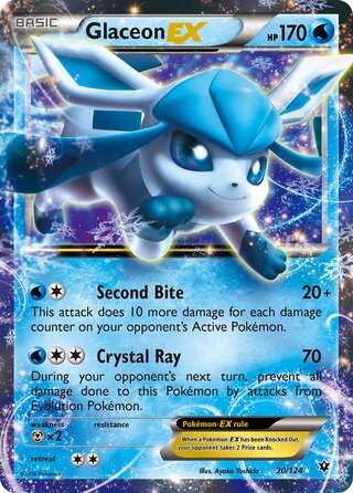 Glaceon-EX 20/124 - Fates Collide