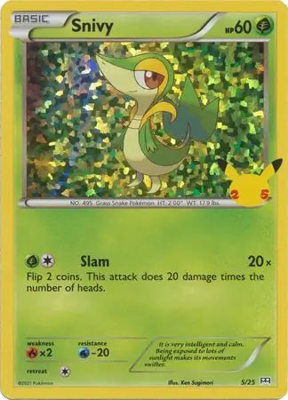 Snivy Holo 5 - Mcdonald's 25th Anniversary
