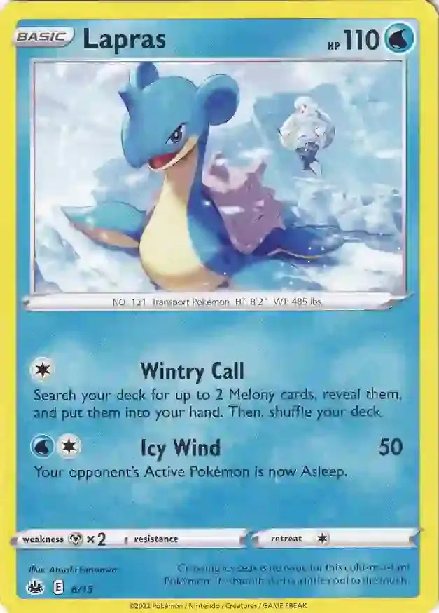 Lapras 6 - Mcdonald's Promos 2022