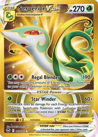 Serperior VSTAR 210/195 - Silver Tempest