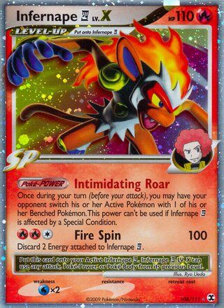 Infernape E4 LV.X 108/111 - Rising Rivals