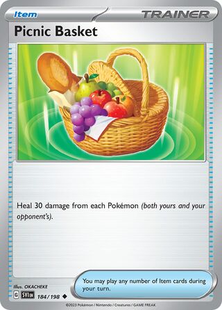 Picnic Basket 184/198 - Scarlet & Violet Base