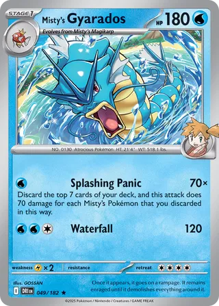 Misty's Gyarados 049/182 - Destined Rivals