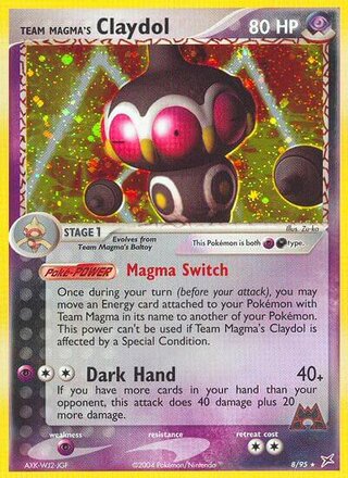 Team Magma's Claydol 8/95 - Team Magma vs Team Aqua