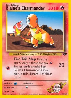 Blaine's Charmander 60/132 - Gym Challenge