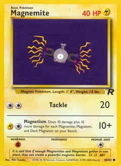 Magnemite 60/82 - Team Rocket