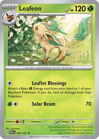 Leafeon 005/131 - Prismatic Evolutions