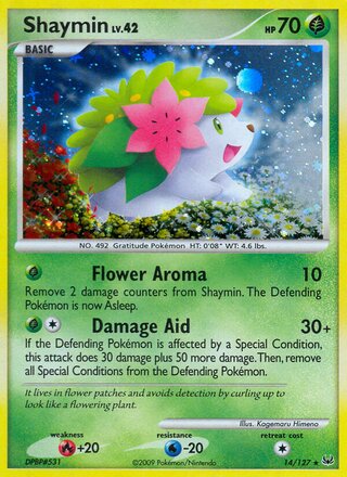 Shaymin 14/127 - Platinum