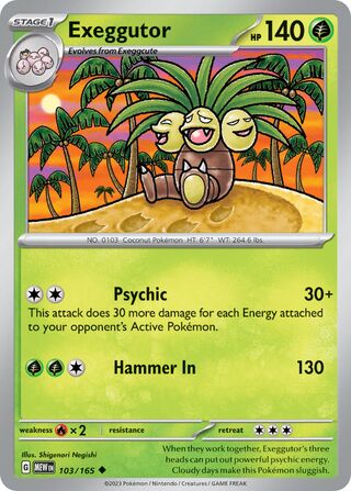 Exeggutor 103/165 - Scarlet & Violet 151