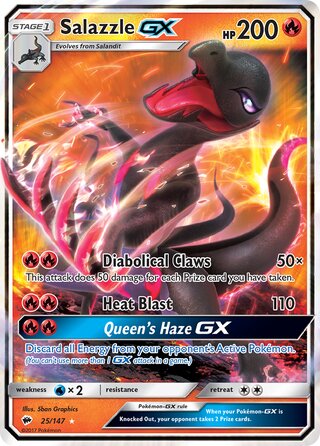 Salazzle-GX 25/147 - Burning Shadows