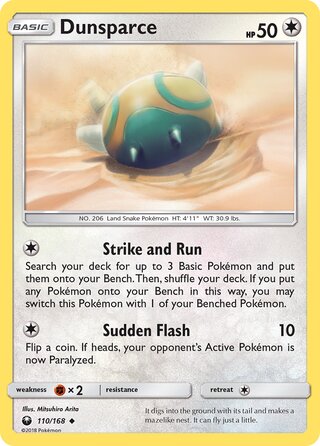 Dunsparce 110/168 - Celestial Storm