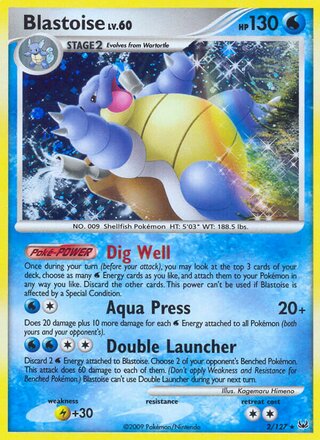 Blastoise 2/127 - Platinum