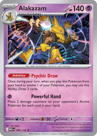 Alakazam 056/132 - Mega Evolution Base