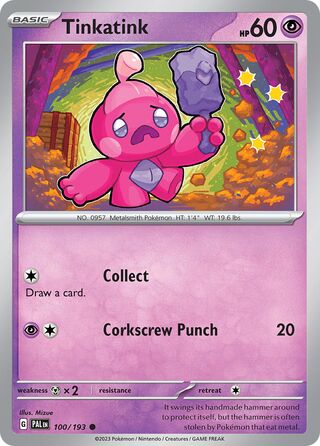 Tinkatink 100/193 - Paldea Evolved