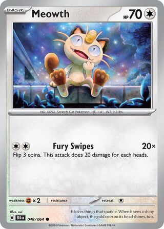 Meowth 048/064 - Shrouded Fable