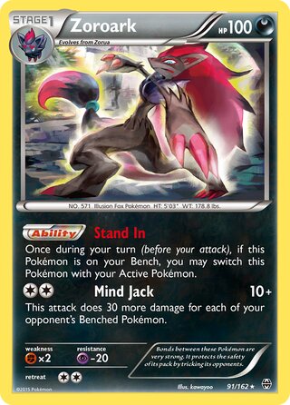 Zoroark 91/162 - BREAKthrough