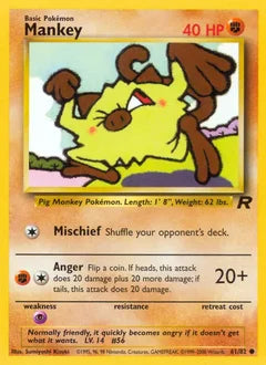 Mankey 61/82 - Team Rocket