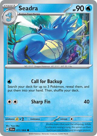 Seadra 011/064 - Shrouded Fable