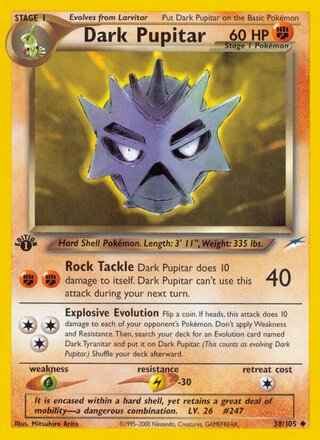 Dark Pupitar 38/105 - Neo Destiny