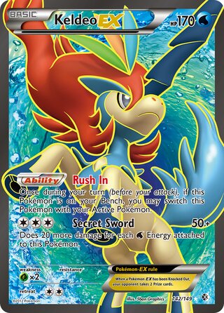 Keldeo-EX 142/149 - Boundaries Crossed
