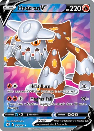 Heatran V 165/189 - Astral Radiance