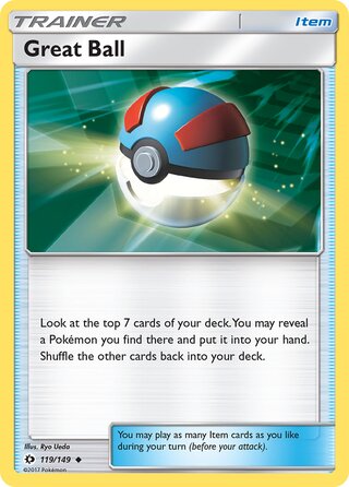 Great Ball 119/149 - Sun & Moon Base
