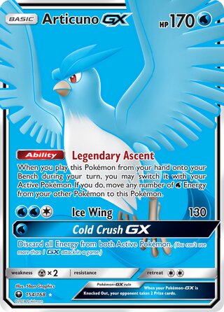 Articuno-GX 154/168 - Celestial Storm