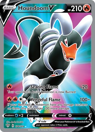 Houndoom V 178/189 - Darkness Ablaze