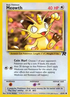 Meowth 62/82 - Team Rocket