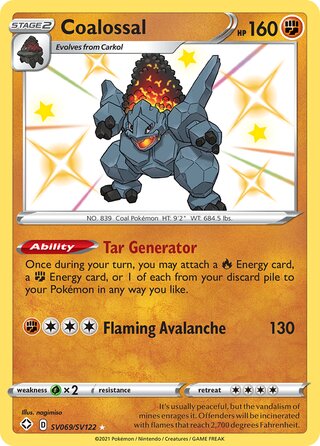 Coalossal SV069/SV122 - Shining Fates