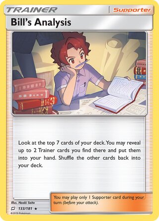 Bill's Analysis 133/181 - Team Up