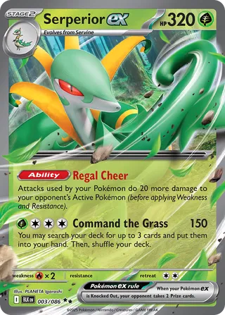 Serperior ex 003/086 - Black Bolt