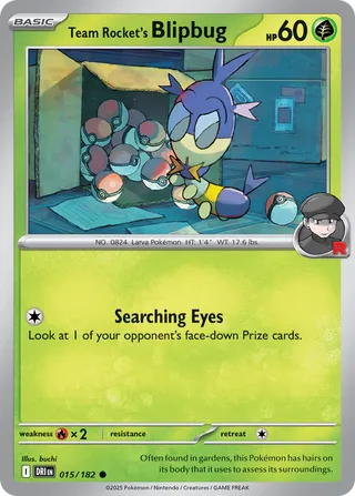 Team Rocket's Blipbug 015/182 - Destined Rivals