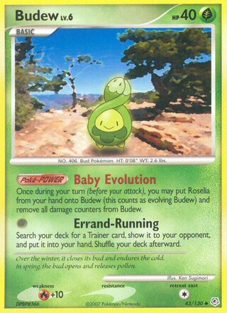 Budew 43/130 - Diamond & Pearl Base