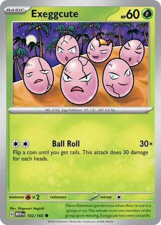 Exeggcute 102/165 - Scarlet & Violet 151