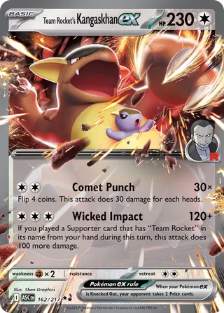 Team Rocket's Kangaskhan ex 162/217 - Ascended Heroes