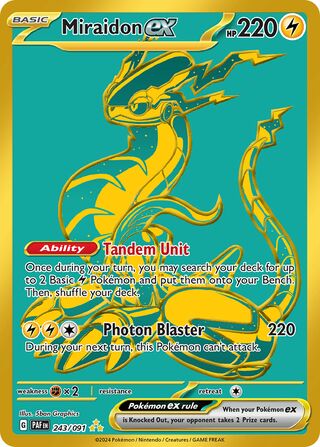 Miraidon ex 243/091 - Paldean Fates