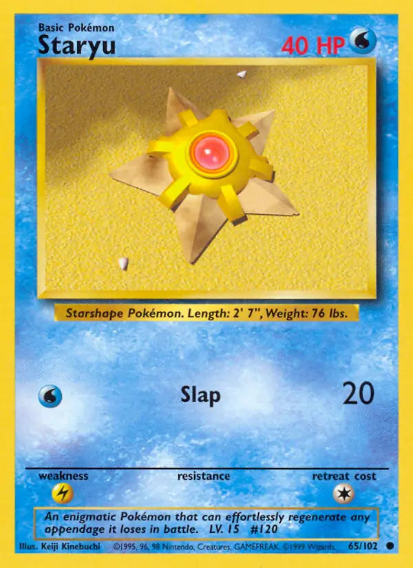 Staryu 65/102 - Base Set
