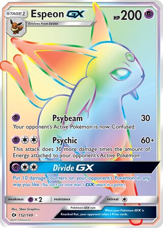 Espeon-GX 152/149 - Sun & Moon Base