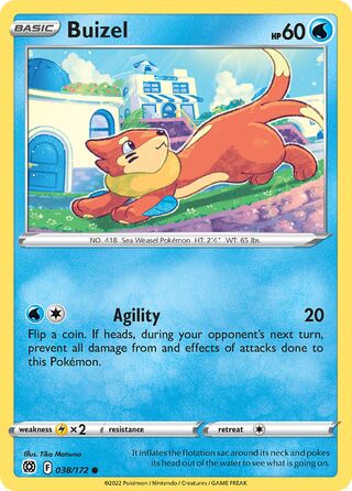 Buizel 038/172 - Brilliant Stars