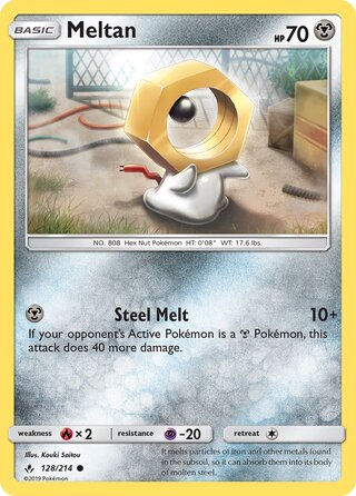 Meltan 128/214 - Unbroken Bonds