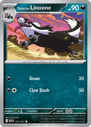 Galarian Linoone 131/217 - Ascended Heroes