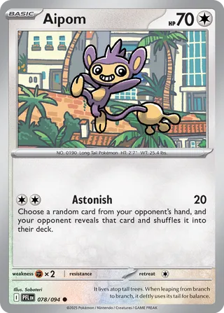 Aipom 078/094 - Phantasmal Flames