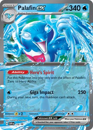 Palafin ex 126 - Scarlet & Violet Promos
