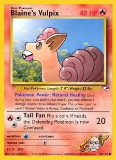 Blaine's Vulpix 65/132 - Gym Heroes