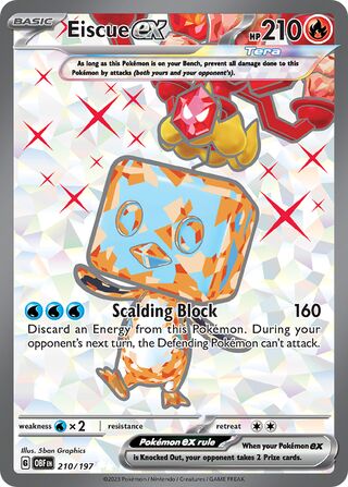 Eiscue ex 210/197 - Obsidian Flames