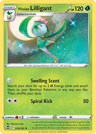 Hisuian Lilligant 010/195 - Silver Tempest